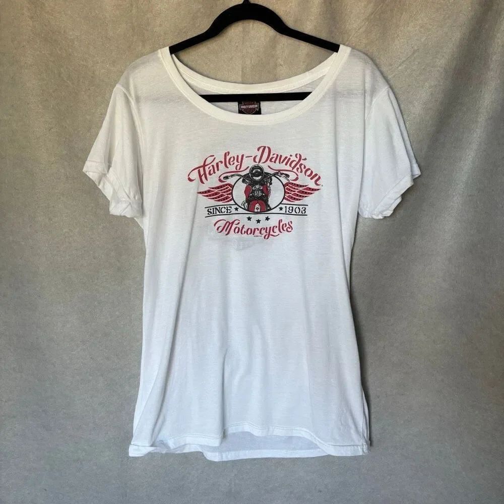 Harley Davidson New Orleans Scoop Neck Bedazzled size XXL Lightweight